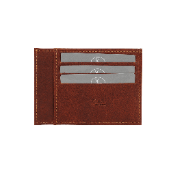 Porte carte plat en cuir