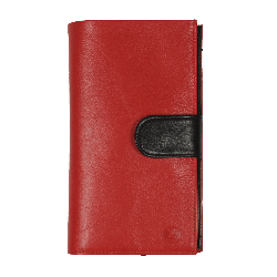 Compagnon cuir rouge et noir 