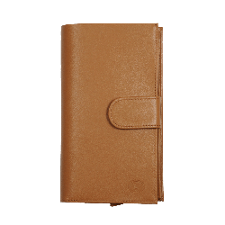 tout-en-un cuir camel - de face