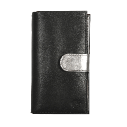 compagnon cuir femme bicolore - de face