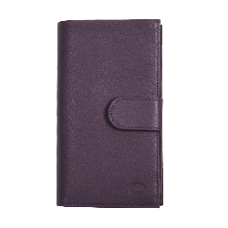 compagon cuir femme violet - de face