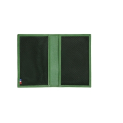 Portège passeport en cuir vert - Frandi