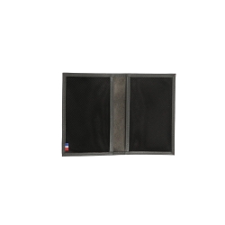 Porte passeport gris en cuir - Frandi