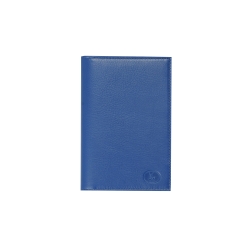 Porte papier bleu en cuir - Frandi