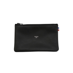 Mini pochette cuir-Noir