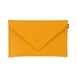 Pochette carte grise - jaune