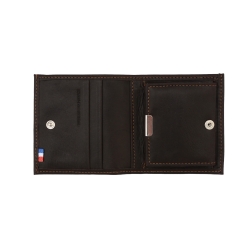 Porte monnaie cuir marron 5367 - Frandi