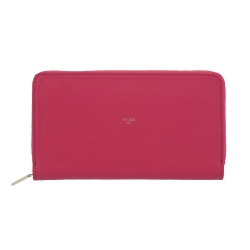 Portefeuille femme fushia en cuir - Frandi 3264