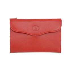 Portefeuille rouge - portefeuille avec rabat 3591