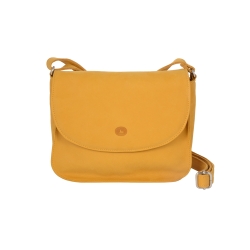 Sac cuir femme moutarde- Frandi