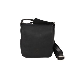 Sac cuir noir avec bandoulière - 5267 Frandi