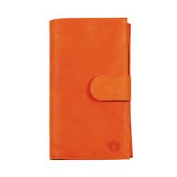 Compagnon femme cuir orange - de face