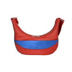 Sac Francine bleu et rouge