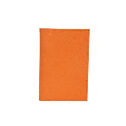 Porte papier orange en cuir - Frandi
