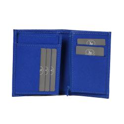 Portefeuille bleu en cuir - Frandi