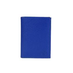 Portefeuille bleu en cuir - Frandi