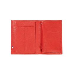 Portefeuille rouge - portefeuille marine,camel ou violet