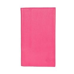 Porte chéquier fushia et noir