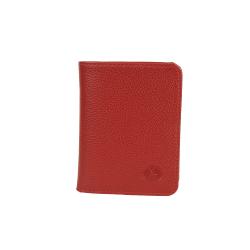 Portefeuille porte monnaie carmin
