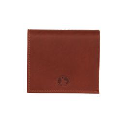 Porte monnaie carré en cuir