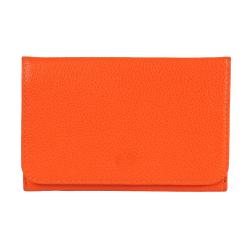 Porte papier orange en cuir - Frandi