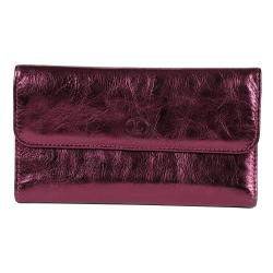 Compagnon cuir aubergine - Frandi