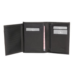 Portefeuille anti RFID en cuir
