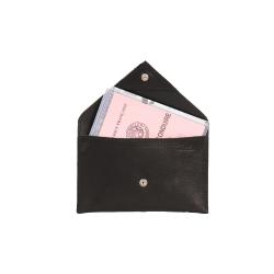 Porte carte enveloppe noir