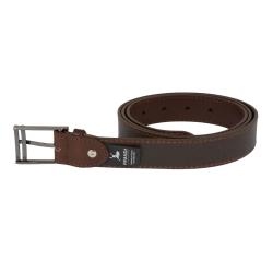 Ceinture en cuir marron Frandi