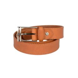 Ceinture homme avec surpiqûre sport en cuir