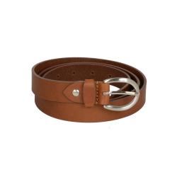 Ceinture cuir femme capuccino 25 mm