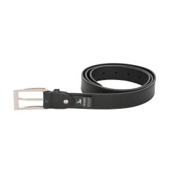 Ceinture noir en cuir 30 mm