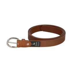 Ceinture cuir femme capuccino 25 mm