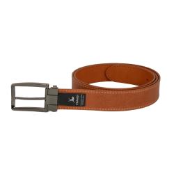 Ceinture cuir avec passant métallique - Frandi