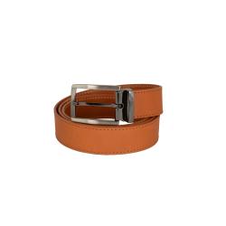 Ceinture cuir avec passant métallique - Frandi