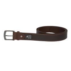Ceinture en cuir marron fabriqué en France - Ceinture Frandi