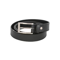 Ceinture noir en cuir 30 mm