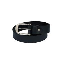 Ceinture noire en cuir de la marque Frandi