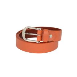 Ceinture orange en cuir ref 3780