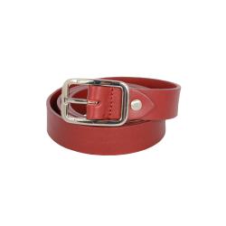 Ceinture femme rouge 25 mm