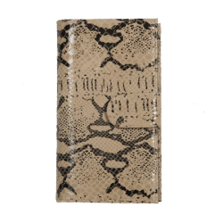 compagnon cuir beige- de face