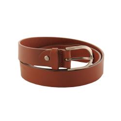 Ceinture femme cuir cognac 30 mm