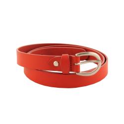 Ceinture fine en cuir 