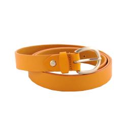 Ceinture fine femme safran 