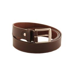 Ceinture surpiquée chocolat 