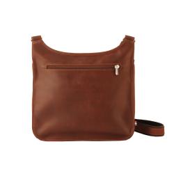 Besace cuir cognac -Frandi