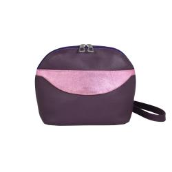 Sac femme cuir Ida violet et fushia