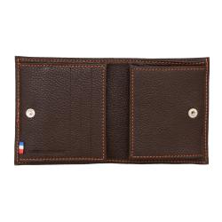 Porte monnaie homme en cuir marron - ref 35133 Frandi