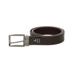 Ceinture cuir avec passant métal - Frandi