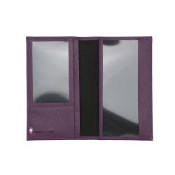 Portefeuille porte chequier violet - Frandi